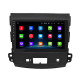 Штатная магнитола Lesko для Mitsubishi Outlander II Рестайлинг 2009-2013 экран 9" 2/32Gb Wi-Fi GPS Base