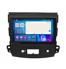 Штатная магнитола Lesko для Mitsubishi Outlander II Рестайлинг 2009-2013 экран 9" 2/32Gb CarPlay 4G Wi-Fi GPS Prime