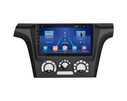 Штатная магнитола Lesko для Mitsubishi Outlander Left wheel 2003-2006 экран 9" 4/64Gb 4G Wi-Fi GPS Top