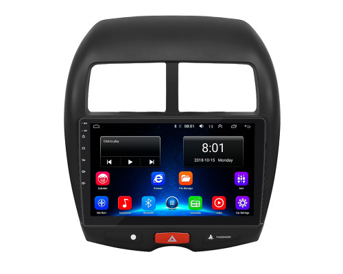 Штатная магнитола Lesko для Mitsubishi RVR III 2010-2012 экран 10" 2/32Gb Wi-Fi GPS Base