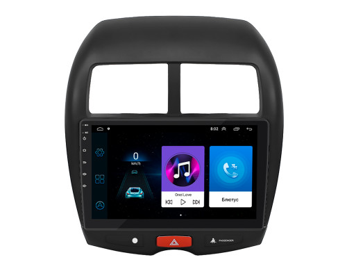 Штатная магнитола Lesko для Mitsubishi RVR III Рестайлинг 2012-2017 экран 10" 1/16Gb Wi-Fi GPS Base