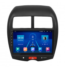 Штатная магнитола Lesko для Mitsubishi RVR III Рестайлинг 2012-2017 экран 10" 2/32Gb 4G Wi-Fi GPS Top