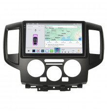 Штатная магнитола Lesko для Nissan NV200  2009-н.в. экран 9" 4/64 QLED CarPlay 4G Wi-Fi GPS 360 Prime