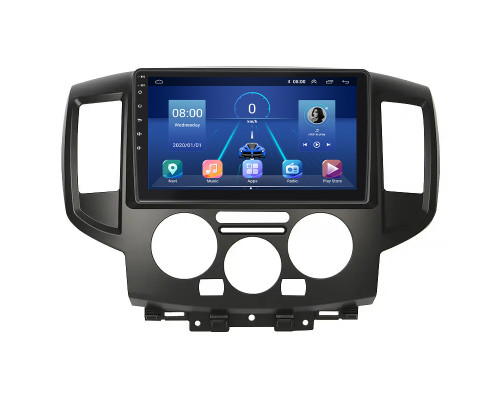 Штатная магнитола Lesko для Nissan NV200  2009-н.в. экран 9" 6/128Gb 4G Wi-Fi GPS Top