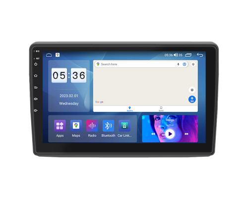 Штатная магнитола Lesko для Opel Vivaro A 2001-2006 экран 10" 2/32Gb CarPlay 4G Wi-Fi GPS Prime