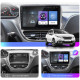 Штатная магнитола Lesko для Peugeot 2008 I 2013-2016 экран 10" 2/32Gb Wi-Fi GPS Base