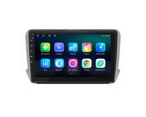 Штатная магнитола Lesko для Peugeot 2008 I Рестайлинг 2016-2019 экран 10" 4/64Gb 4G Wi-Fi GPS Top