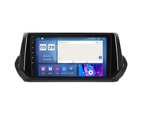 Штатная магнитола Lesko для Peugeot 2008 II 2019-н.в. экран 9" 2/32Gb CarPlay 4G Wi-Fi GPS Prime