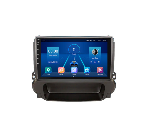 Штатная магнитола Lesko для Chevrolet Malibu VIII 2011-2014 экран 9" 2/32Gb 4G Wi-Fi GPS Top