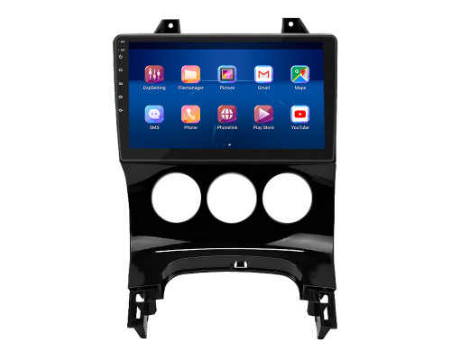 Штатная магнитола Lesko для Peugeot 3008 I 2009-2013 экран 9" 2/32Gb 4G Wi-Fi GPS Top