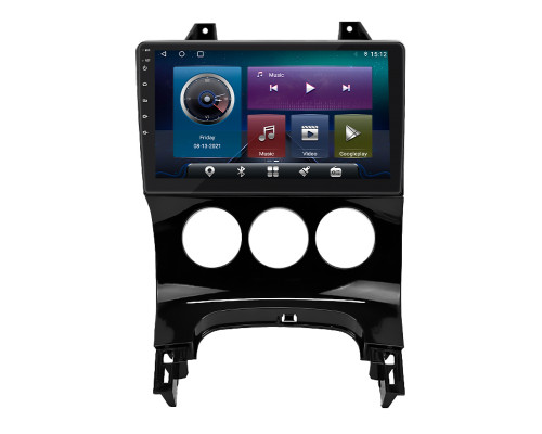 Штатная магнитола Lesko для Peugeot 3008 I 2009-2013 экран 9" 4/64Gb 4G Wi-Fi GPS Top