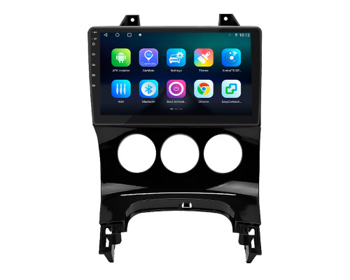 Штатная магнитола Lesko для Peugeot 3008 I 2009-2013 экран 9" 4/64Gb 4G Wi-Fi GPS Top