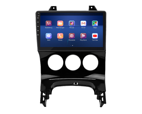 Штатная магнитола Lesko для Peugeot 3008 I 2009-2013 экран 9" 6/128Gb 4G Wi-Fi GPS Top