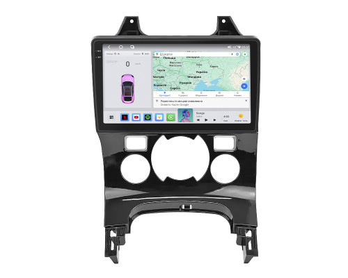 Штатная магнитола Lesko для Peugeot 3008 I Рестайлинг 2013-2016 экран 9" 4/64 QLED CarPlay 4G Wi-Fi GPS 360 Prime