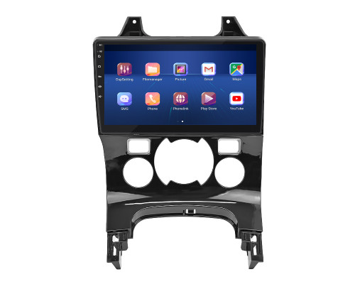 Штатная магнитола Lesko для Peugeot 3008 I Рестайлинг 2013-2016 экран 9" 6/128Gb 4G Wi-Fi GPS Top