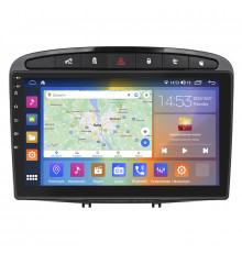 Штатная магнитола Lesko для Peugeot 308 I 2007-2011 экран 9" 2/32Gb CarPlay 4G Wi-Fi GPS Prime