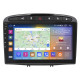 Штатная магнитола Lesko для Peugeot 308 I 2007-2011 экран 9" 2/32Gb CarPlay 4G Wi-Fi GPS Prime