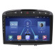 Штатная магнитола Lesko для Peugeot 308 I 2007-2011 экран 9" 6/128Gb 4G Wi-Fi GPS Top