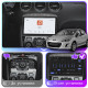 Штатная магнитола Lesko для Peugeot 308 I Рестайлинг 2011-2015 экран 9" 4/64 QLED CarPlay 4G Wi-Fi GPS 360 Prime