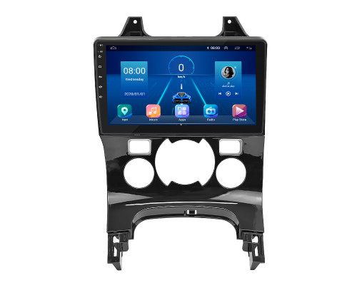 Штатная магнитола Lesko для Peugeot 5008 I Рестайлинг 2013-2016 экран 9" 4/32Gb 4G Wi-Fi GPS Top