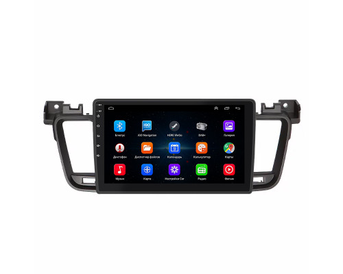 Штатная магнитола Lesko для Peugeot 508 I Рестайлинг 2014-2018 экран 9" 1/16Gb Wi-Fi GPS Base