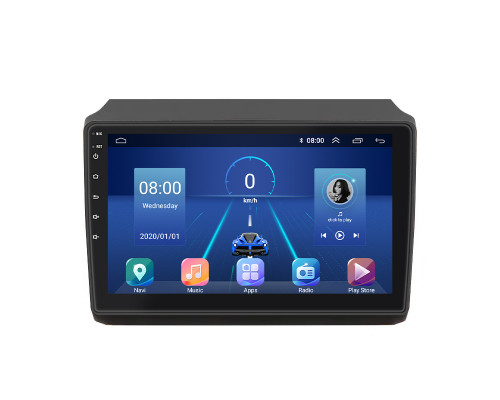 Штатная магнитола Lesko для Peugeot Boxer II Рестайлинг 2011-н.в. экран 9" 4/64Gb 4G Wi-Fi GPS Top