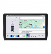 Штатная магнитола Lesko для Peugeot Partner II 2008-2012 экран 9" 4/64 QLED CarPlay 4G Wi-Fi GPS 360 Prime