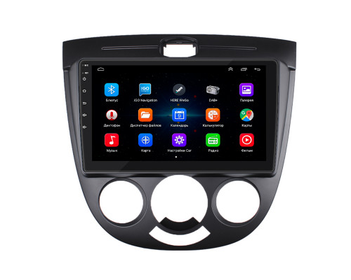Штатная магнитола Lesko для Chevrolet Nubira  2003-2010 экран 9" 2/32Gb Wi-Fi GPS Base