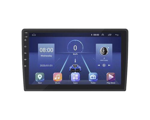 Штатная магнитола Lesko для Peugeot Partner II 2008-2012 экран 9" 6/128Gb 4G Wi-Fi GPS Top