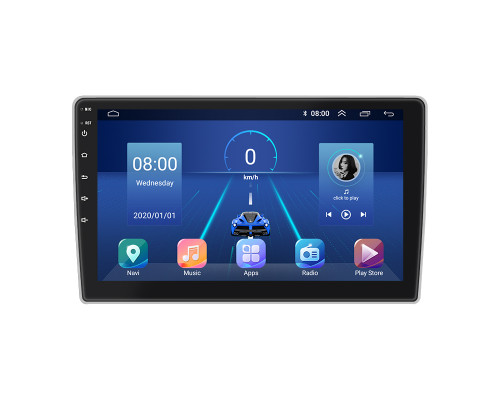 Штатная магнитола Lesko для Peugeot Partner II Рестайлинг 2 2015-н.в. экран 9" 6/128Gb 4G Wi-Fi GPS Top