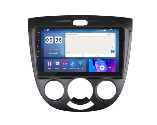 Штатная магнитола Lesko для Chevrolet Nubira  2003-2010 экран 9" 4/64Gb CarPlay 4G Wi-Fi GPS Prime
