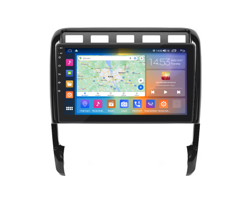 Штатная магнитола Lesko для Porsche Cayenne I (955) 2002-2007 экран 9" 2/32Gb CarPlay 4G Wi-Fi GPS Prime