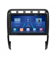 Штатная магнитола Lesko для Porsche Cayenne I (955) 2002-2007 экран 9" 6/128Gb 4G Wi-Fi GPS Top