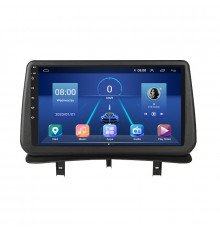 Штатная магнитола Lesko для Renault Clio III 2005-2009 экран 9" 4/64Gb 4G Wi-Fi GPS Top