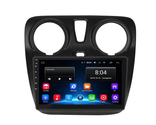 Штатная магнитола Lesko для Renault Dokker I 2012-2021 экран 9" 2/32Gb Wi-Fi GPS Base