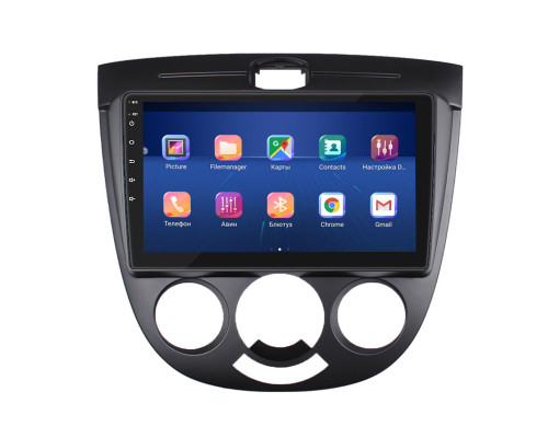 Штатная магнитола Lesko для Chevrolet Nubira  2003-2010 экран 9" 6/128Gb 4G Wi-Fi GPS Top