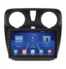Штатная магнитола Lesko для Renault Dokker I 2012-2021 экран 9" 4/64Gb 4G Wi-Fi GPS Top