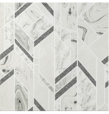 Панель стеновая 3D 680х680х4мм Абстракция серая SW-00001990