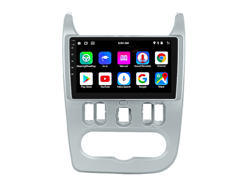 Штатная магнитола Lesko для Renault Sandero I 2009-2014 экран 9" 1/16Gb Wi-Fi GPS Base