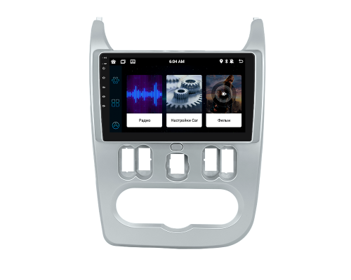 Штатная магнитола Lesko для Renault Sandero I 2009-2014 экран 9" 2/32Gb Wi-Fi GPS Base