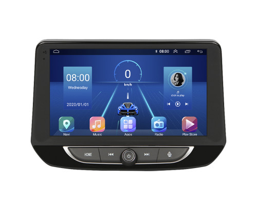 Штатная магнитола Lesko для Chevrolet Orlando I 2020-н.в. экран 9" 6/128Gb 4G Wi-Fi GPS Top