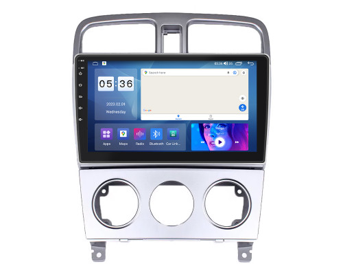 Штатная магнитола Lesko для Subaru Forester II Рестайлинг 2005-2008 экран 9" 4/64Gb CarPlay 4G Wi-Fi GPS Prime