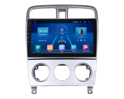 Штатная магнитола Lesko для Subaru Forester II Рестайлинг 2005-2008 экран 9" 6/128Gb 4G Wi-Fi GPS Top