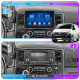Штатная магнитола Lesko для Volkswagen Multivan T5 Рестайлинг 2009-2015 экран 9" 2/32Gb Wi-Fi GPS Base