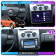 Штатная магнитола Lesko для Volkswagen Touran I Рестайлинг 2006-2010 экран 10" 4/32Gb 4G Wi-Fi GPS Top