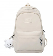 Рюкзак подростковый 633227 с брелком 20-35L Ivory