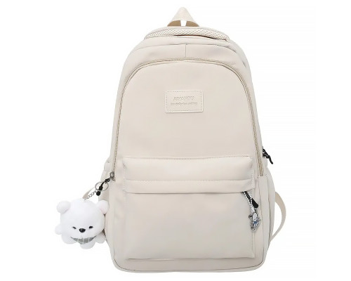 Рюкзак подростковый 633227 с брелком 20-35L Ivory