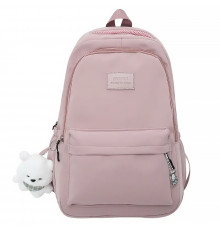 Рюкзак подростковый 633227 с брелком 20-35L Pink