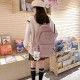 Рюкзак подростковый 633227 с брелком 20-35L Pink