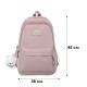 Рюкзак подростковый 633227 с брелком 20-35L Pink